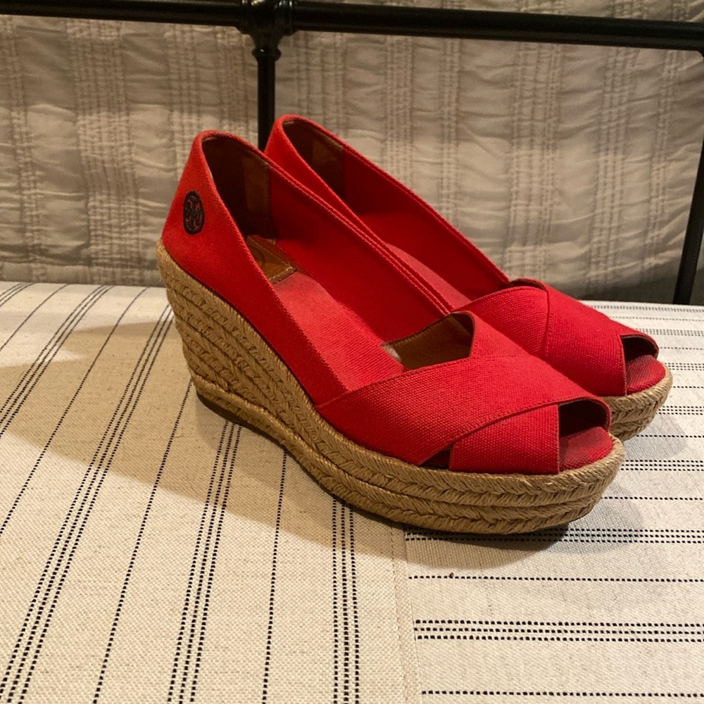 Tory Burch Espadrille Wedges